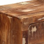 vidaXL Table de chevet 40x32x46 cm bois massif de récupération