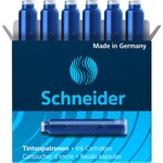Cartouche d'encre Bleu royal effaçable Boîte 6 SCHNEIDER