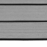 vidaXL Tapis de bateau Rayé Gris clair et noir 240 x 60 cm EVA