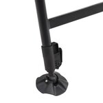 vidaXL Lit de pêche avec pieds à boue réglables pliable vert