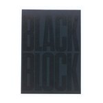 Bloc Black Block 29 7x21cm - Papier Jaune Ligné - 70 Feuillets - Noir - X 5 - Exacompta