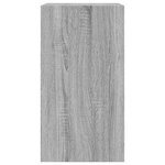 vidaXL Meuble à chaussures sonoma gris 60x34x63 5 cm bois d'ingénierie