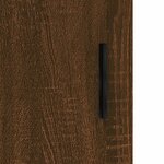 vidaXL Buffet chêne marron 69 5x34x90 cm bois d'ingénierie