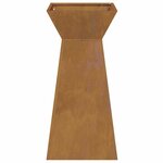 vidaXL Jardinière en Acier Corten avec Bol de 35x35x73 cm