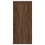 vidaXL Buffet chêne marron 29 5x34x76 cm bois d'ingénierie