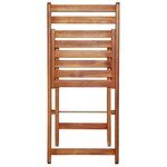 vidaXL Mobilier de bistro pliable 3 Pièces Bois d'acacia solide