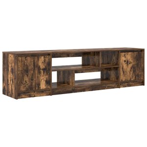 vidaXL Meuble TV chêne fumé 188 5x41x50 cm bois d'ingénierie