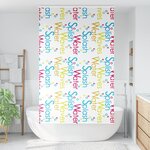 vidaXL Store enrouleur de douche avec cassette largeur du tissu 136 cm