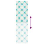 vidaXL Store enrouleur de douche 70x240 cm largeur du tissu 66 cm