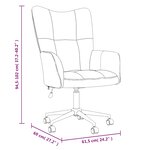 vidaXL Chaise de relaxation Rose Velours