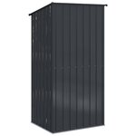 vidaXL Cabanons de jardin Anthracite 103 x 86 x 200 cm Métал