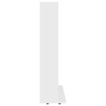 vidaXL Armoire à CD Blanc 100x23x89 5 cm Bois d’ingénierie