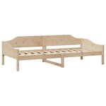 vidaXL Cadre de lit sans matelas 90x200 cm bois de pin massif