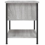 vidaXL Tables de chevet 2 Pièces sonoma gris 34x35 5x45cm bois ingénierie