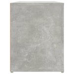 vidaXL Étagère à chaussures Gris béton 100x35x45 cm Bois d'ingénierie