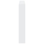 vidaXL Armoire tête de lit avec LED blanc 140x17x102 cm