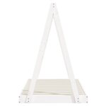vidaXL Cadre de lit pour enfant blanc 80x160 cm bois de pin massif