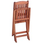 vidaXL Chaises à manger pour enfants lot de 2 Bois d'eucalyptus