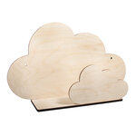 Kit diy - etagère en bois nuage 35 x 21 x 10 cm