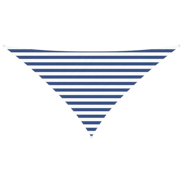 vidaXL Voile d'ombre Bleu et Blanc 2 5 x 2 5 x 3 5 m