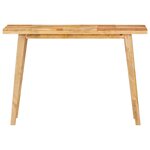 vidaXL Table à dîner Naturel 100 x 35 x 75 cm Bois de mangue massif