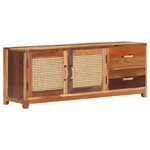 vidaXL Meuble TV 120x30x45 cm Bois de récupération massif
