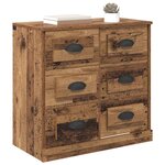 vidaXL Buffet Bois Ancien 70 x 35 5 x 67 5 cm Bois d'ingénierie