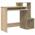 vidaXL Bureau Chêne Sonoma 106 x 41 x 88.5 cm Bois d'ingénierie