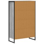 vidaXL Bibliothèque Gris Sonoma 99 5 x 30 x 108 5 cm Bois d'ingénierie