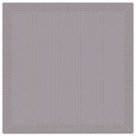 vidaXL Table de Jardin Gris clair 100 x 100 x 73 cm polyrotin