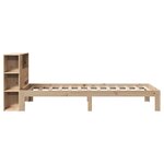 vidaXL Lit bibliothèque sans matelas 100x200 cm bois massif de pin