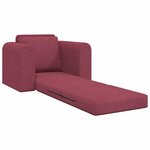 vidaXL Canapé-Lit Bordeaux 98 x 71 x 83 cm Velours