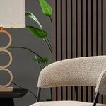 WallArt Panneaux muraux acoustiques Aku chêne foncé 4 Pièces