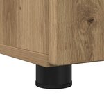 vidaXL Cabinet de salle de bain chêne artisanal 30 x 35 x 80 cm