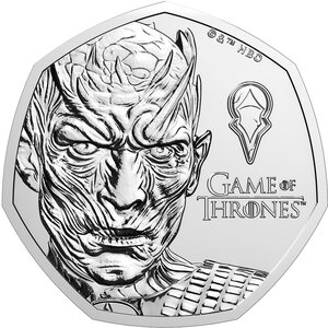 Monnaie ICE Game of Thrones Cupronickel 50 Pence United Kingdom 2026 (PRÉCOMMANDE)
