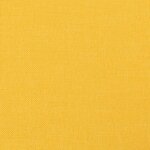 vidaXL Chaise à bascule avec repose-pied Jaune moutarde Tissu