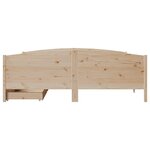 vidaXL Cadre de lit sans matelas 180x200 cm bois massif de pin