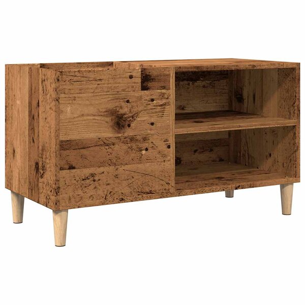 vidaXL Armoire à disques vieux bois 84 5x38x48 cm bois d'ingénierie