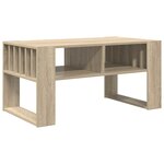 vidaXL Table basse Chêne Sonoma 92 x 49 5 x 45 cm Bois d'ingénierie
