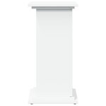 vidaXL Piédestal avec rangement blanc 31x30x60 cm bois d'ingénierie