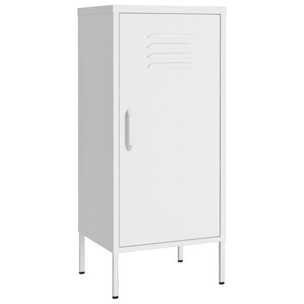 vidaXL Armoire de rangement Blanc 42 5x35x101 5 cm Acier