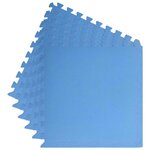 vidaXL Tapis de sol de piscine 6 Pièces Bleu 2 16 ㎡ Mousse EVA