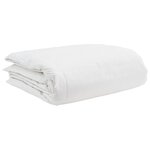 vidaXL Ensemble de Duvet avec oreiller 3 pc Blanc Plume de canard