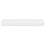 vidaXL Lit de jour avec matelas crème 80x200 cm tissu