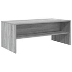 vidaXL Table basse Gris Sonoma 100 x 50 x 40 cm Bois d'ingénierie