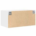 vidaXL Armoire murale blanc 80x42 5x40 cm bois d'ingénierie