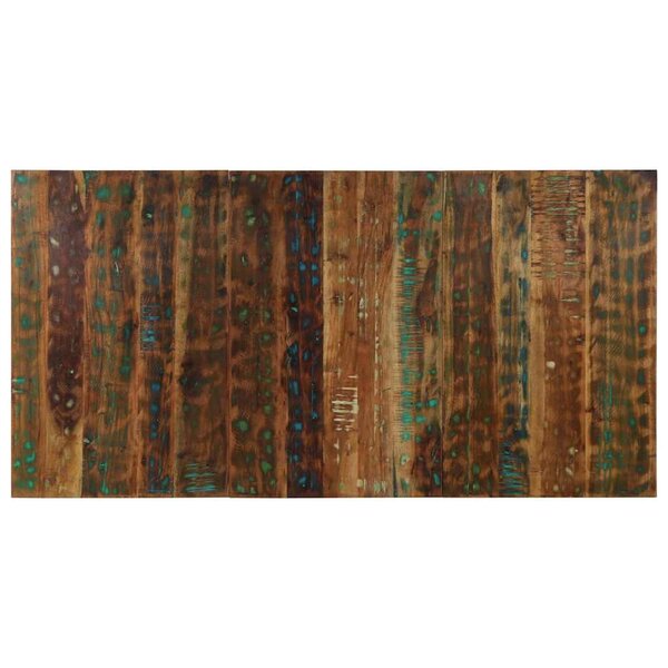 vidaXL Tête de lit multicolore 160 cm bois massif récupération