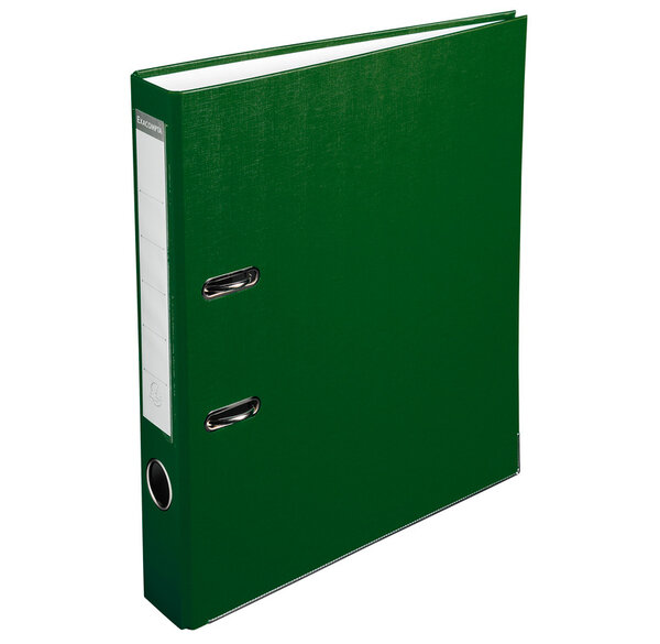 Classeur à levier polypropylène dos de 50mm - A4, vert foncé EXACOMPTA