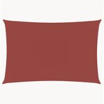 vidaXL Voile de parasol tissu oxford rectangulaire 3x6 m terre cuite