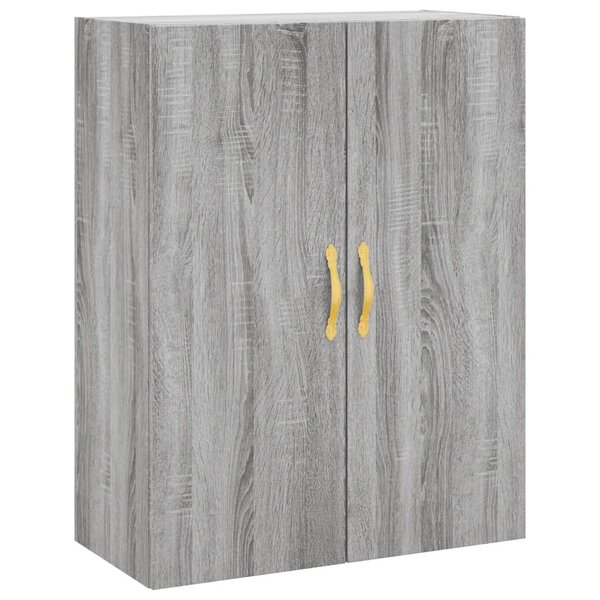 vidaXL Armoire murale sonoma gris 69 5x34x90 cm